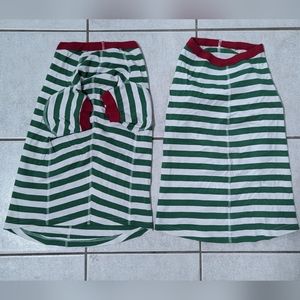 2 sets of dog pajamas family matching Hanna Andersson Christmas PJs XL